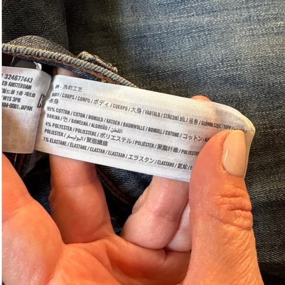 Abercrombie & Fitch The 90s Straight Jeans Womens Blue New Curve Love SIZE 27/4R - Picture 5 of 8